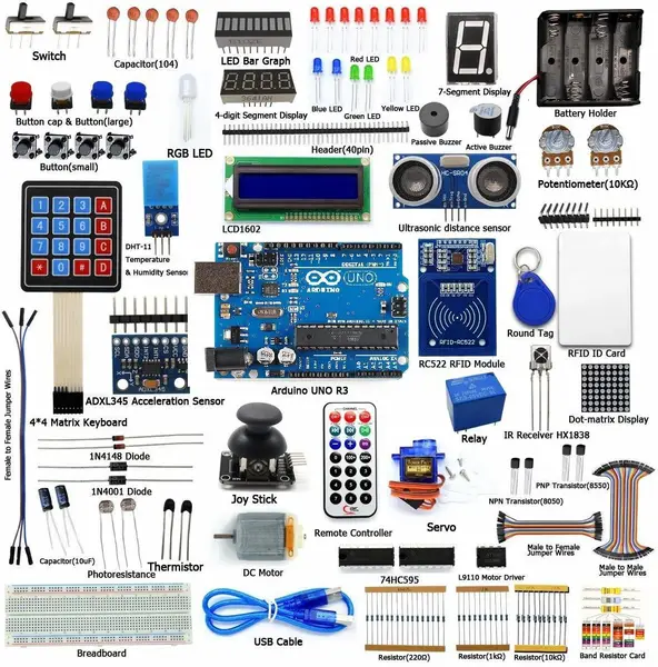 Electrobot Starter Kit (70 Items Included)