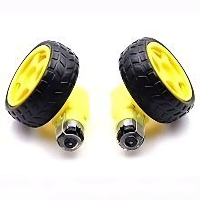 Single Shaft BO Motor Wheels (2pcs)