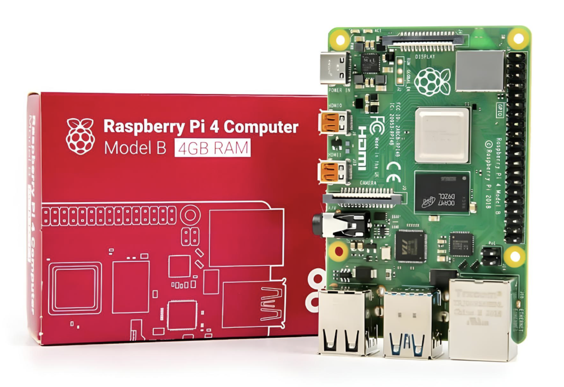 Raspberry Pi 4 Model B (4GB RAM) – Quad-Core ARM Cortex-A72 Mini Computer | Dual 4K HDMI | Wi-Fi | Bluetooth 5.0