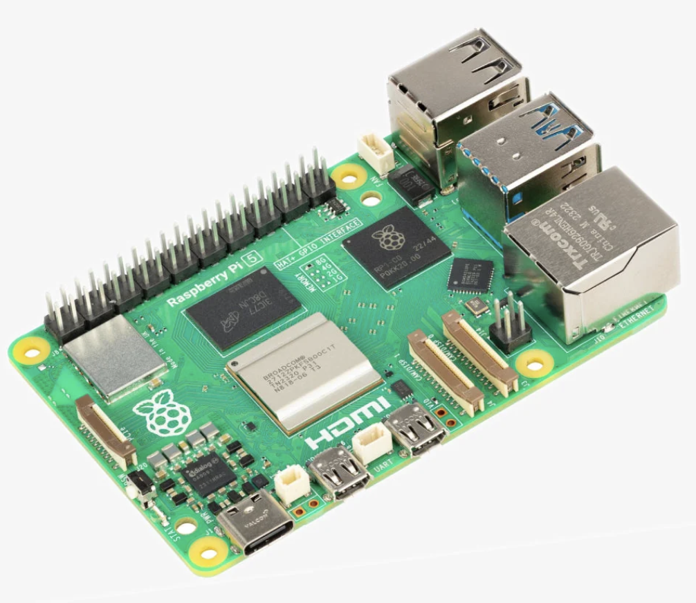 Raspberry Pi 5 Model B (4GB RAM) – Quad-Core 64-bit ARM Cortex-A76 Mini Computer