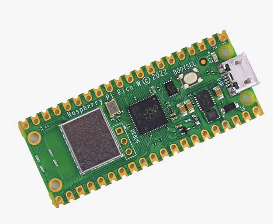 Raspberry Pi Pico W (RP2040 with Wi-Fi) – Dual-Core Microcontroller Development Board