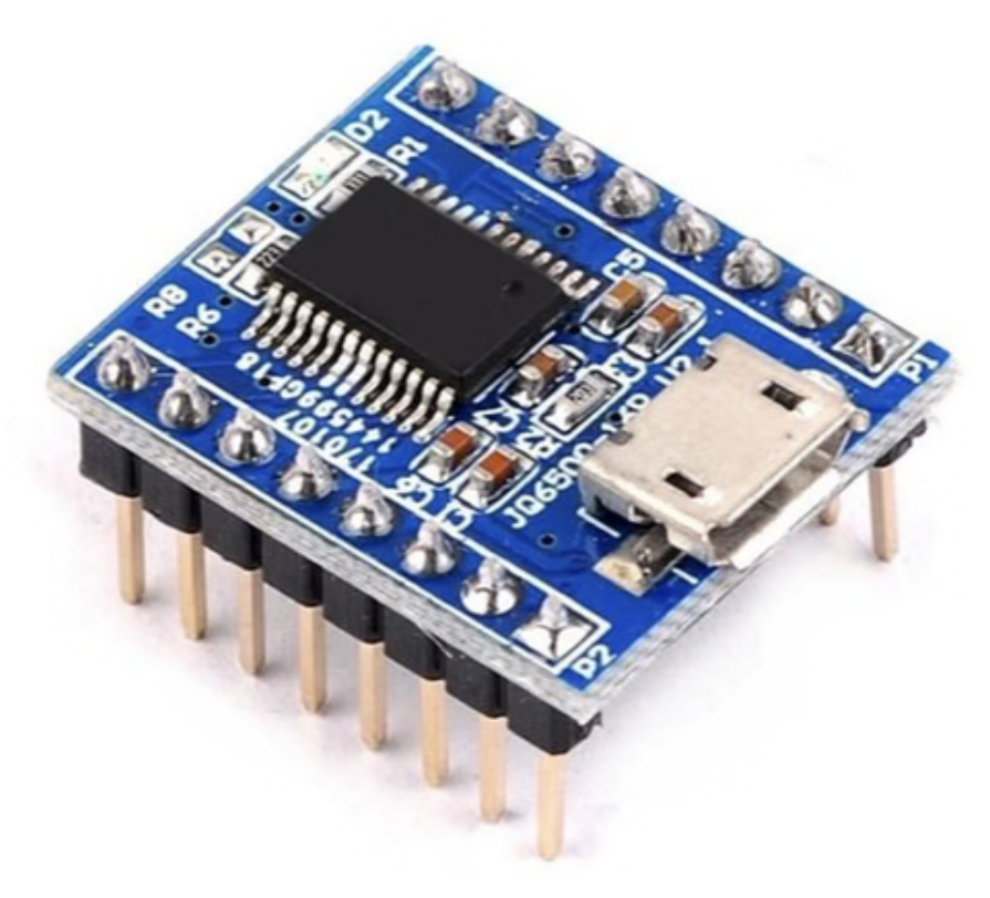 JQ6500 MP3 Voice Playback Audio Module | USB Download | Built-in Flash for Arduino, ESP32 & Robotics