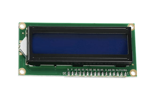 16x2 LCD Display Module (Blue Backlight) | HD44780 Character LCD for Arduino, ESP32 & Raspberry Pi