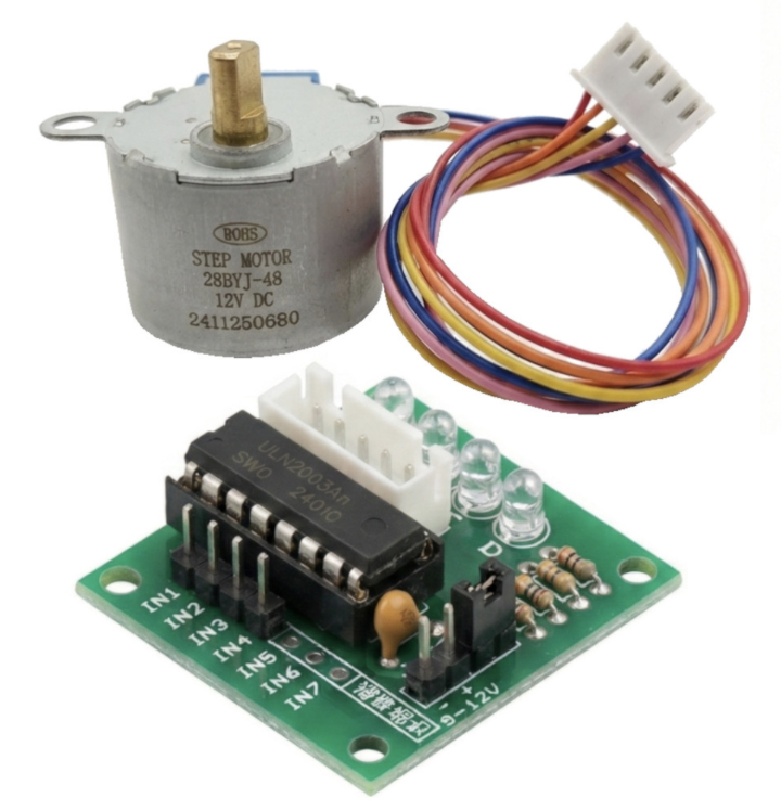 28BYJ-48 5V Stepper Motor with ULN2003 Driver Board | Precision Stepper Kit for Arduino, ESP32 & Robotics