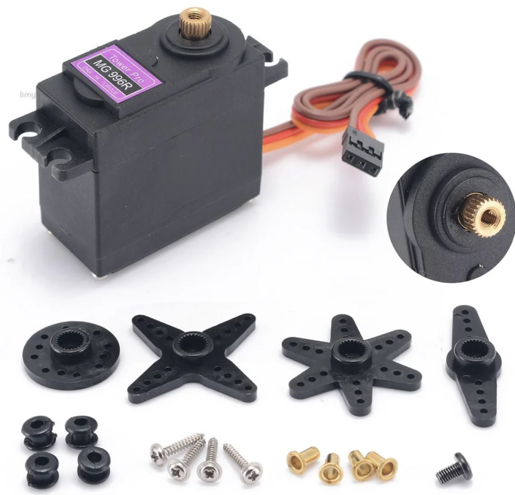 MG996R High Torque Metal Gear Servo Motor | 180° Digital Servo for Arduino, ESP32, RC & Robotics